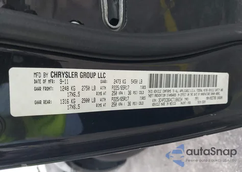 2012 Dodge Journey Sxt z USA, uszkodzony, nr VIN 3C4PDCBG4CT180234